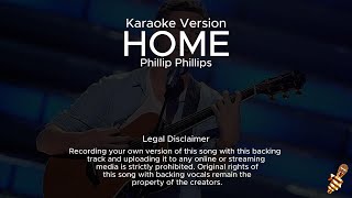 Phillip Phillips - Home (Karaoke Version)
