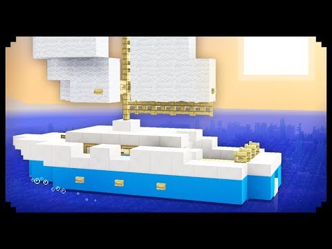 ✔ Minecraft: How to make a Sailboat