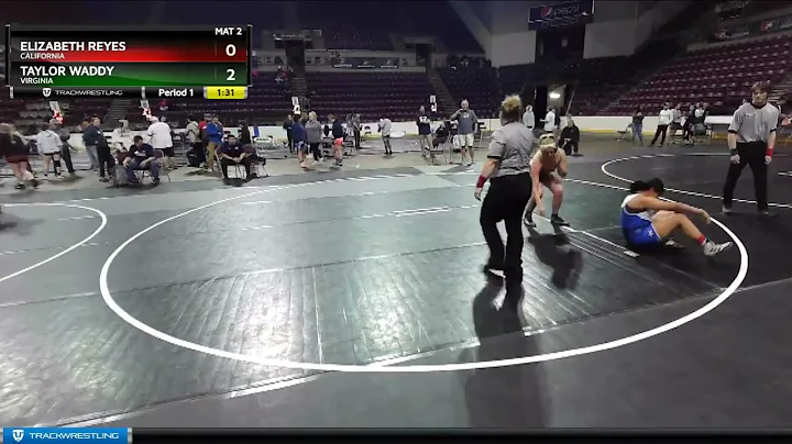 164 Lbs 7th Place Match - Elizabeth Reyes, Califor...