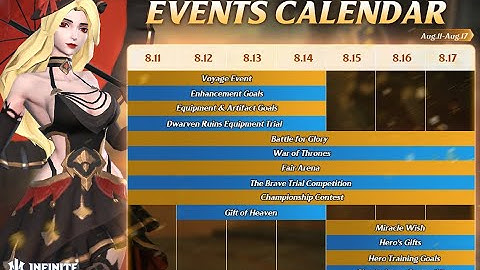 [INFINITE MAGICRAID] АНОНС ГЕРОЕВ И СОБЫТИЙ