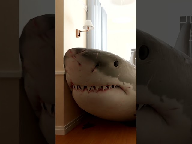 A SHARK BROKE INTO MY HOUSE!😬 class=