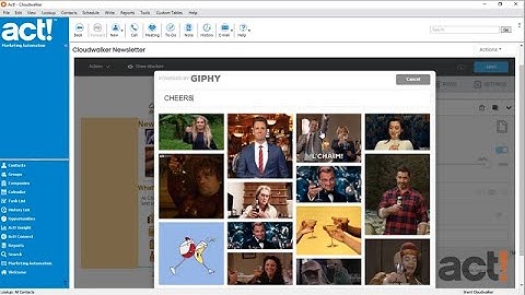 Act! Training Videos - AMA: Add Giphy Images to Your Templates