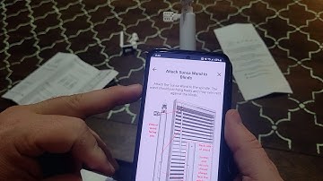 Installation and setup for Sunsa wand to automate blinds
