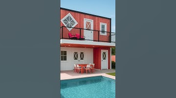 Nhà lắp ghép, nhà container, nhà 2 tầng đẹp,nhà sân vườn #nhalapghep #house #nha2tang #nhacontainer