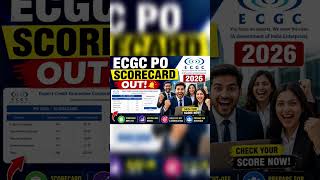 ECGC PO 2026 Scorecard Out 2026 #ecgcposcorecard2026 #ecgcpo2026 #ecgcpo #ecgcvancy #ecgcexam #ecgc