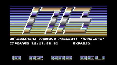 Nukebusters C64 cracktro from Armalyte