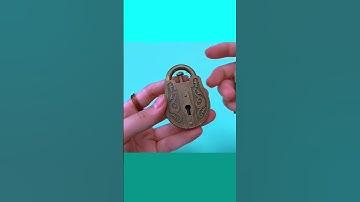How to open a Tricky Padlock puzzle | #shorts
