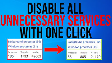 Disable ALL Unnecessary Services WITH ONE CLICK | Increase Performance and Privacy | Working 2025