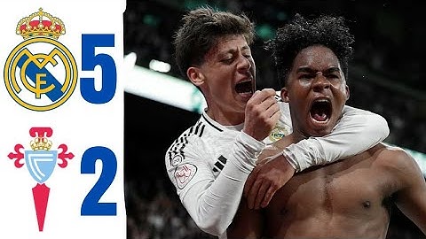 Real Madrid 5-2 Celta De Vigo | Highlights | Copa Del Rey 2024/25