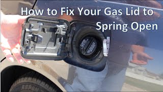 How To Make Your Gas Lid Spring Open