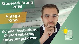 Steuererklarung 19 Anlage Kind Ausfullen Youtube