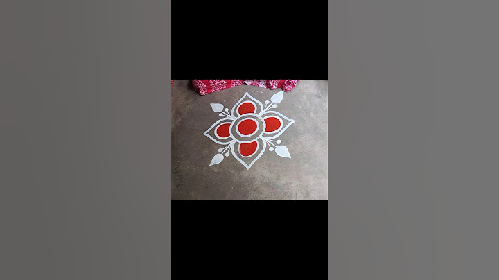 Very easy alpona design for beginners / Simple round alpona design for Laxmi Puja / Rangoli design