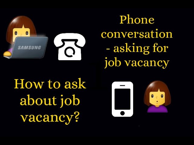 What Is Job Vacancy In English