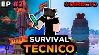 🔴Mi mundo Survival Técnico | Minecarft 1.20.6 | EP #2