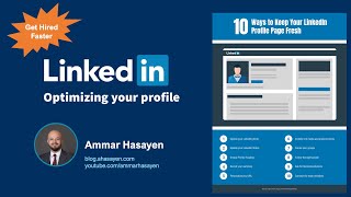 How to Optimize your LinkedIn Profile  - Step by Step with Demos