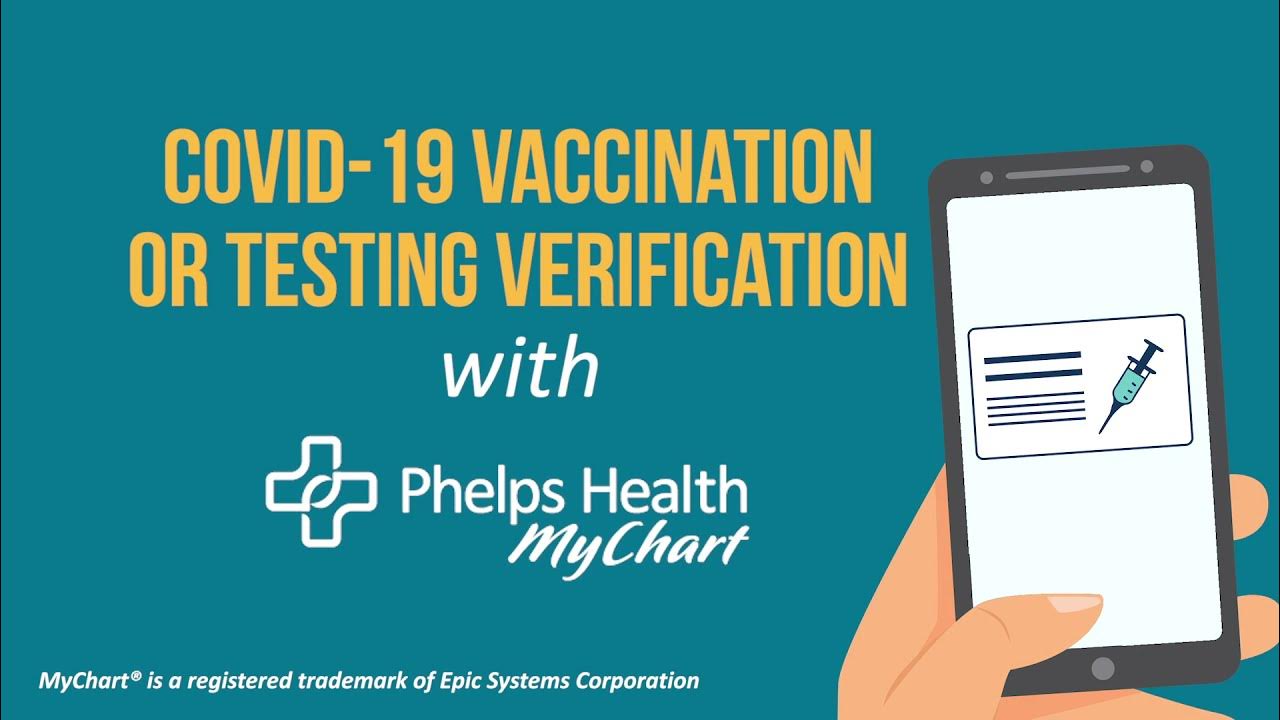 Show Proof of COVID19 Vaccination Status or Test Results With MyChart