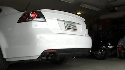 Pontiac G8 GT Corsa DB Vs. Magnaflow Mufflers