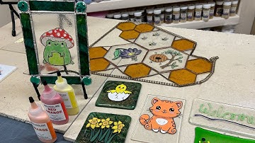 Painting with Glassline Pens | Delphi Live