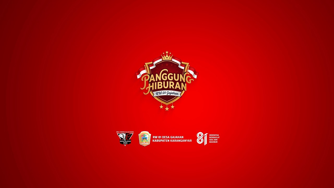 PANGGUNG HIBURAN - RW 1 GAJAHAN, KEC. COLOMADU, KAB. KARANGANYAR