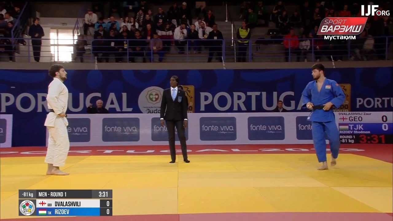 Заур Двалашвили - Шодмон Ризоев, -81KG, Round 1, Grand Prix Portugal ...