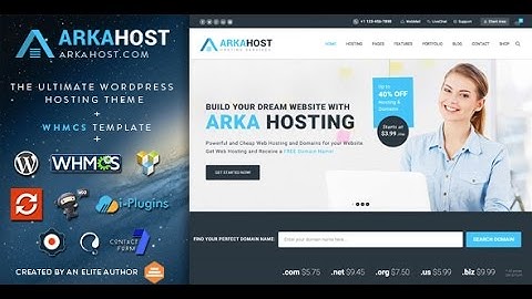 Arka Host - WHMCS Hosting, Shop & Corporate Theme+Download