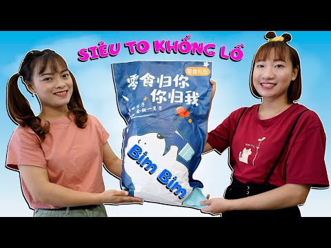 Video Trò Chơi Bóc Và Ăn Bim Bim Khổng Lồ ❤ BIBI TV ❤ - youtube
