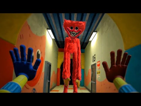 My Huggy Wuggy is RED 🔴 Poppy Playtime 360 VR Jumpscare