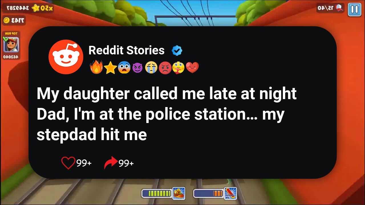 Поздно ночью дочь позвонила мне: «Папа, я в полицейском участке… меня ударил отчим» #reddit