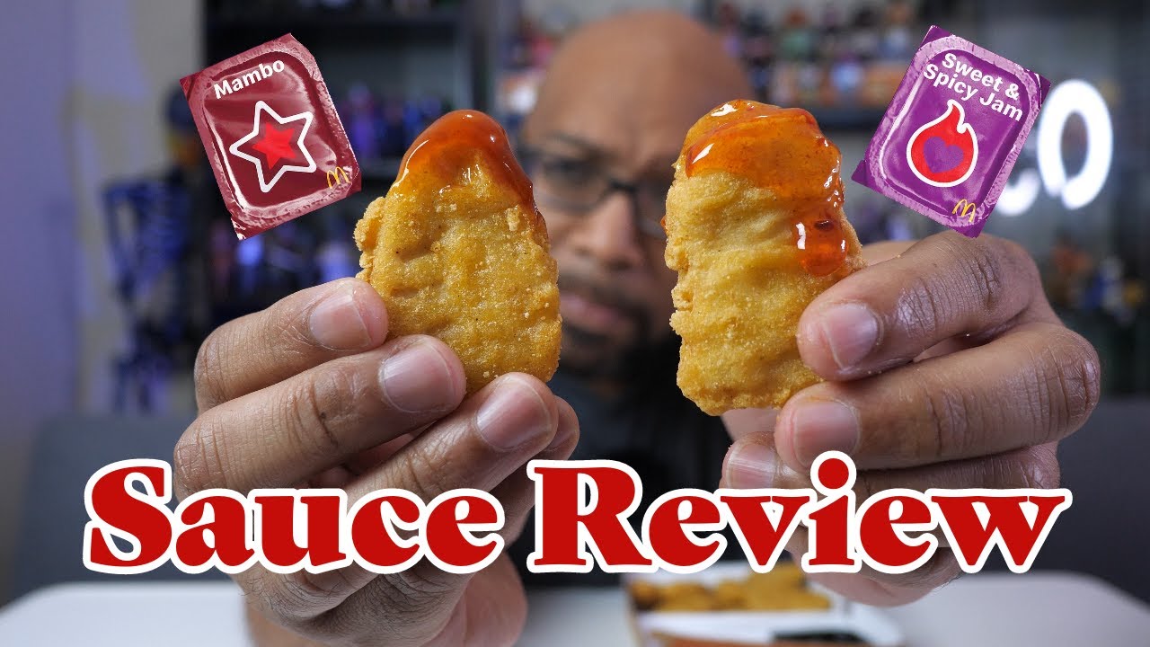 McDonald s NEW Mambo And Sweet Spicy Jam Sauce Review YouTube McDonald s NEW Mambo And Sweet Spicy Jam Sauce Review YouTube