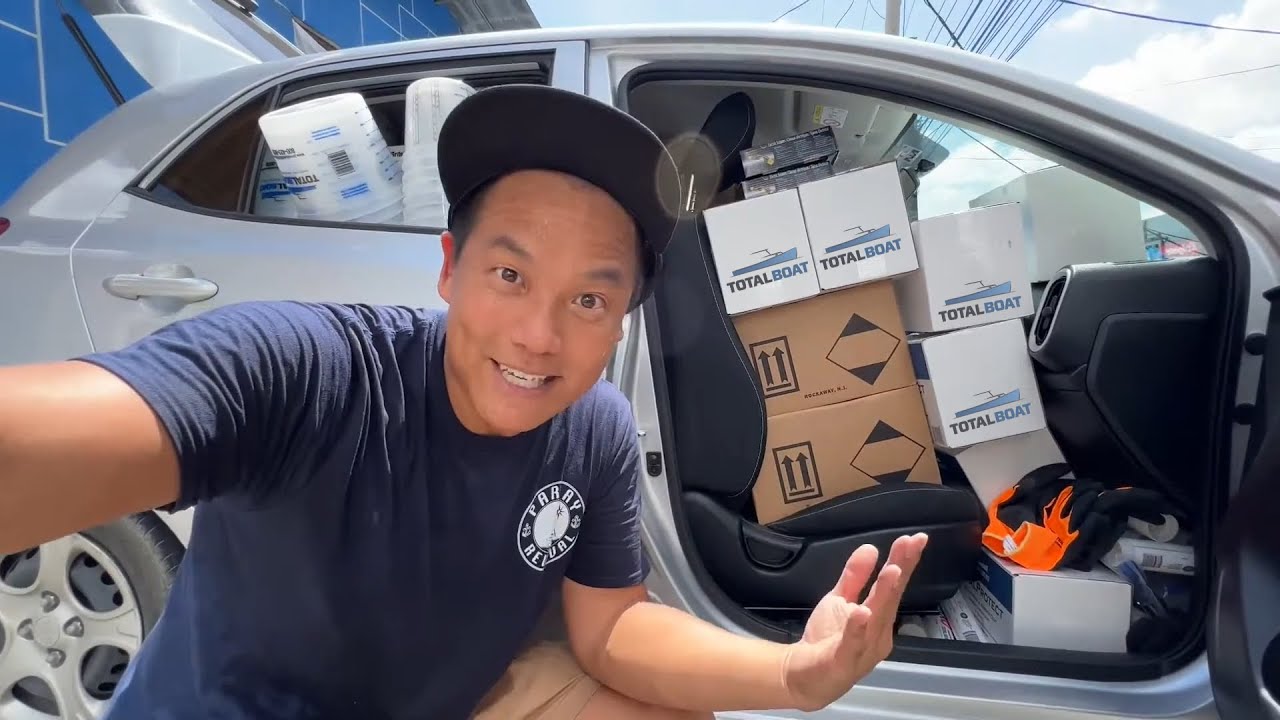 I CRAM 1100lb of Boat Gear In a TINY Car