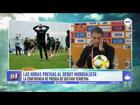 Gustavo Ferreyra y el debut de Uruguay en el Mundial sub-20