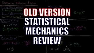 Chemical Thermodynamics 2.0 - Statistical Mechanics Review (Old Version)
