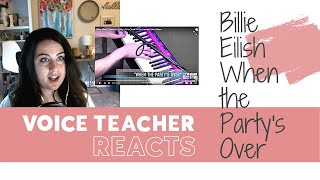 Voice Teacher Reacts | Billie Eilish sings “When the Party’s Over” on the Howard Stern Show