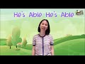 Hes able hes able  action song  christian children song