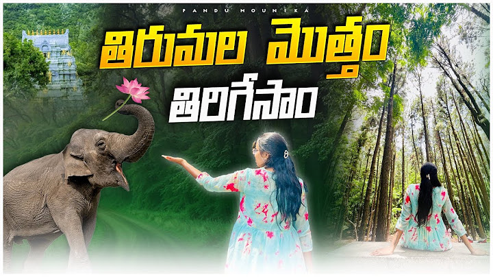 తిరుమల మొత్తం తిరిగేసాం || Travel vlog || Tirumala Tirupathi Tour || Pandu Mounika