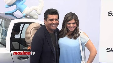 George Lopez "The Smurfs 2" Los Angeles Premiere Blue Carpet Arrivals
