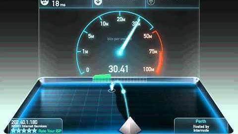 Speed Testing 40mbps/5mbps - NODE1 Internet, Geraldton - Western Australia