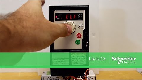 Configuring External Fault Logic Response on Altivar 312 Drives | Schneider Electric Support