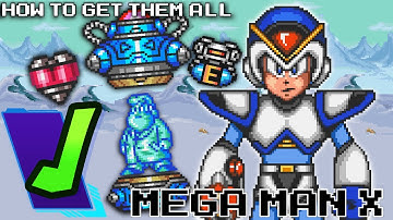 The DEFINITIVE Guide to Mega Man X1 | All Items & Upgrades, Least Backtracking