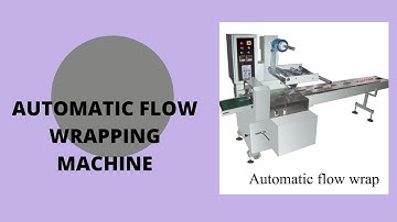 Automatic Flow Wrapping Machine for Incense Stick
