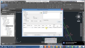 AutoCAD Civil 3d 2015 (Alignement , Profile, Sight Distance)