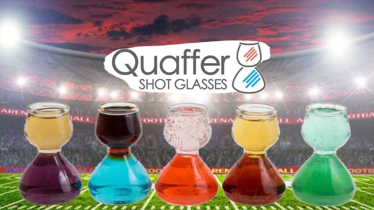 Quaffer Glass Double Bubble Layered Shot Glass