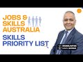 Jobs  skills australia  skills priority list