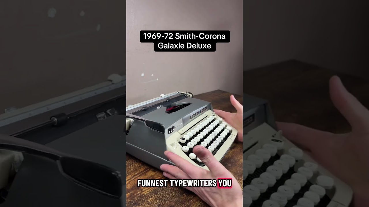 How to use all functions on a 1969-72 Smith-Corona Galaxie Deluxe