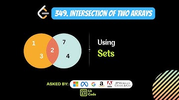 HOW TO FIND Intersection of Two Arrays - Leetcode 349