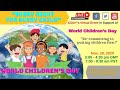 Live Stream: ICDAY Virtual Event l World Children's Day, 11-20-2020