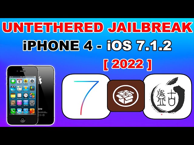 (2022) How to do Untethered Jailbreak on iPhone 4 iOS 7.1.2 using Pangu  Jailbreak| Justatech 3uTools - YouTube
