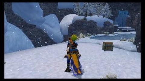 Jak and Daxter ps4 flut flut snowy mountain