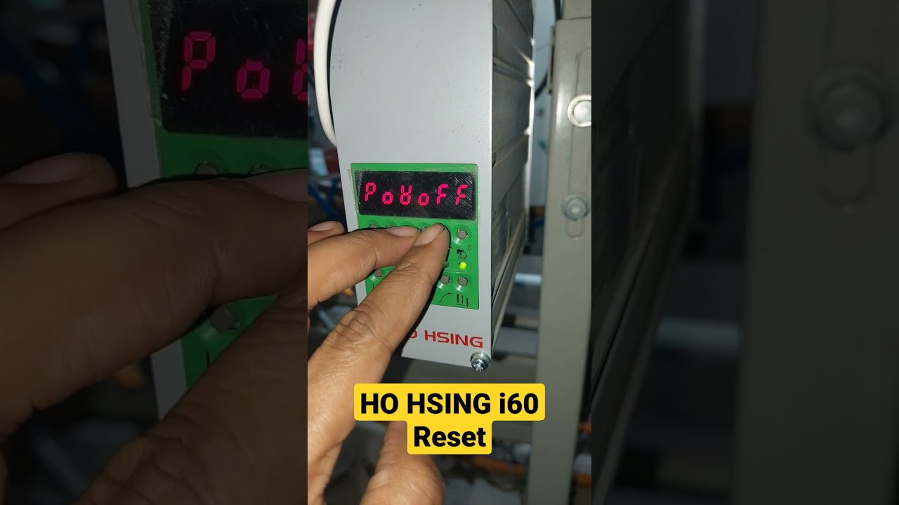 how to HO HSING i60 Reset, 