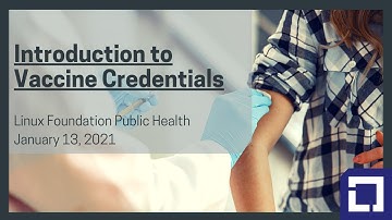 Introduction to Vaccine Credentials